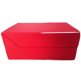 Katlanır Sunbed Güneşlenme Minderi - Kırmızı | Taşınabilir, Su Geçirmez | Mirzade