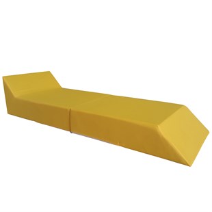 Katlanır Sunbed Güneşlenme Minderi - Sarı | Taşınabilir, Su Geçirmez | Mirzade