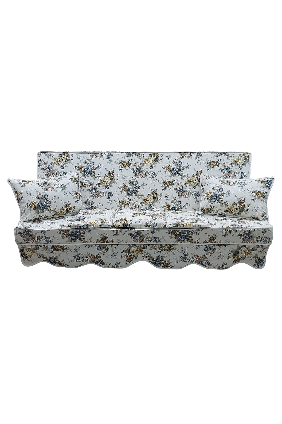 ELİT SALINCAK MİNDERİ SU İTİCİ KUMAŞ GRİ SÜNGER FERMUARLI SET-prm 160626 v 5