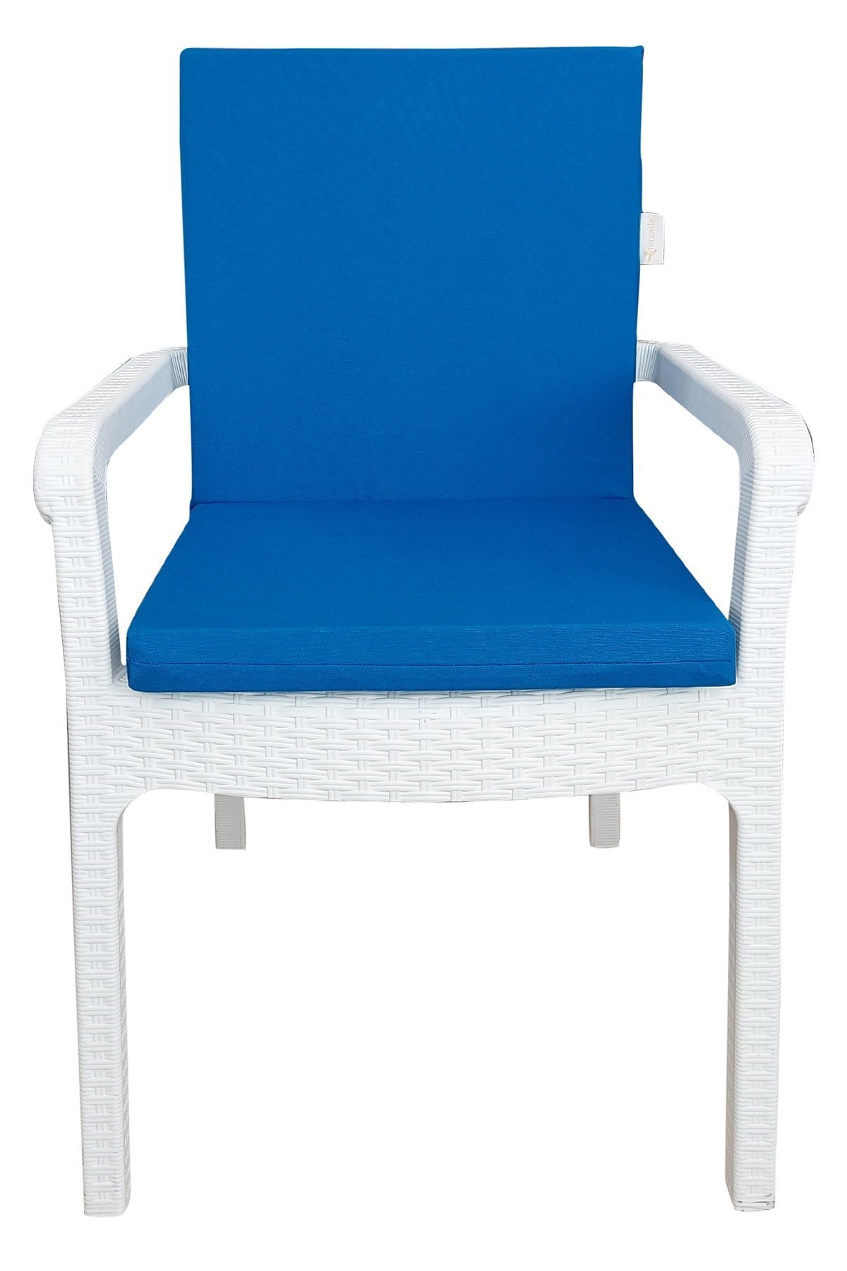 ELİT YÜKSEK ARKALI MİNDER DUCK BEZİ-SAKS MAVİ