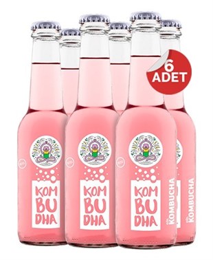 6'lı Güllü Kombucha