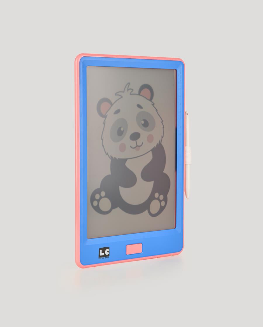 10 inch Şeffaf LCD Dijital 4 Adet Çizim Kartlı Tablet-Mavi