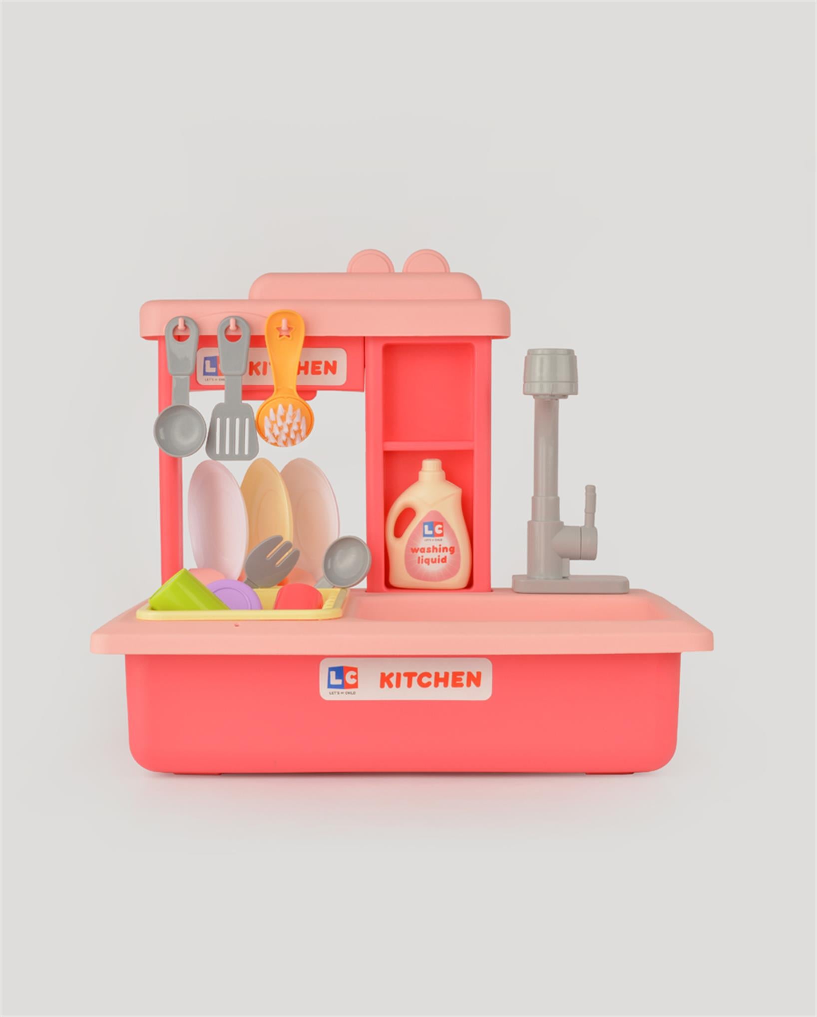 LC Pilli İnteraktif Lavabo Seti Pembe  