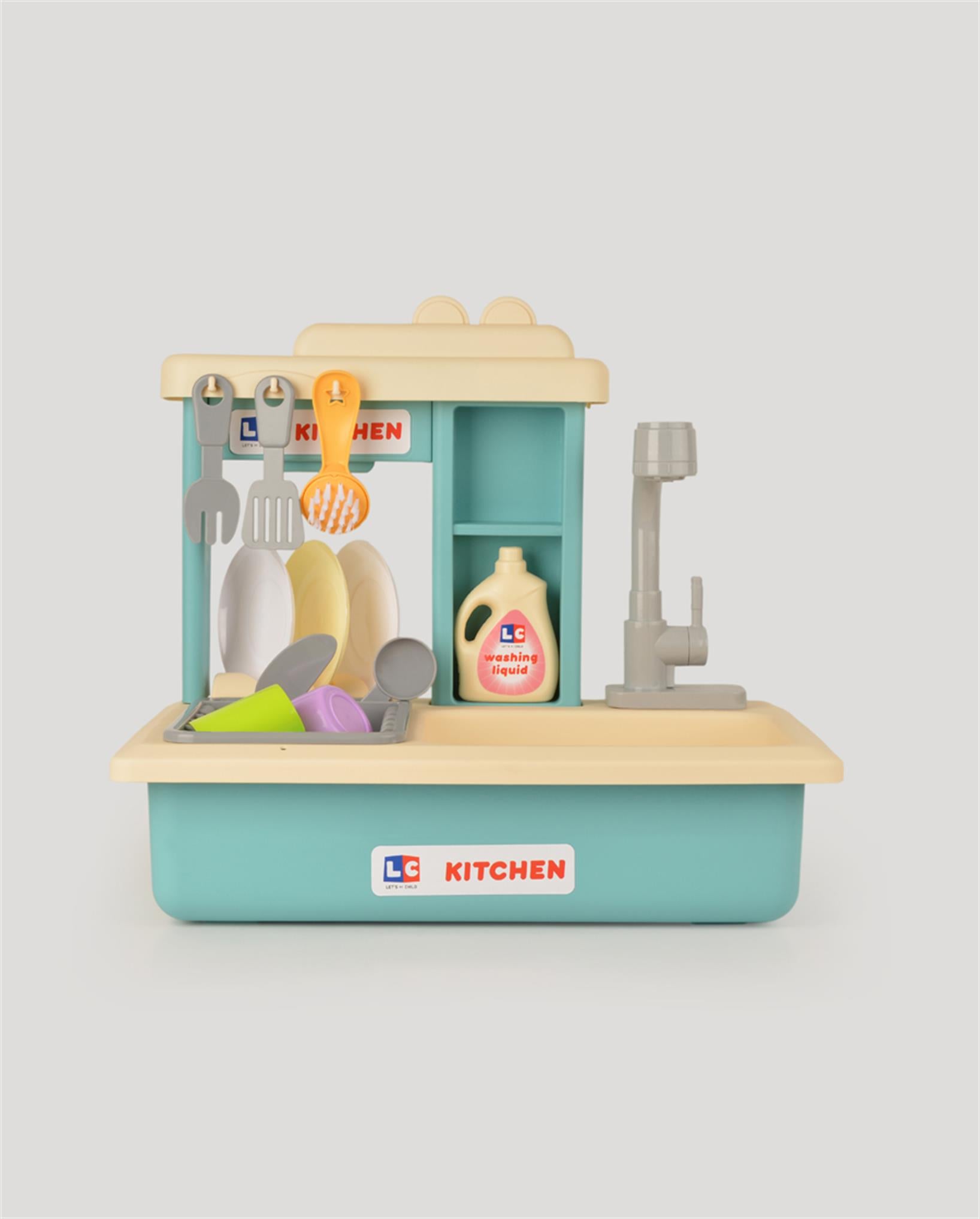 Pilli İnteraktif Lavabo Seti Turkuaz