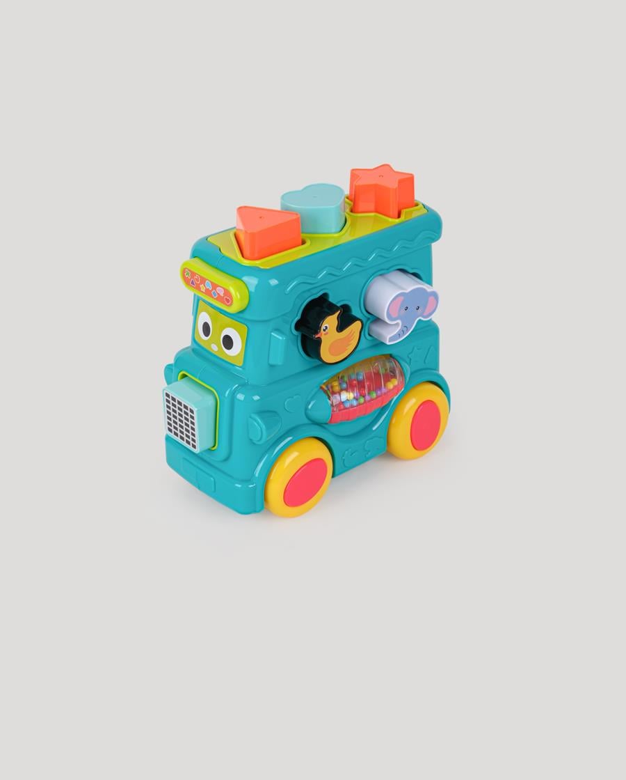 Sevimli Otobüs Renkli Bloklar