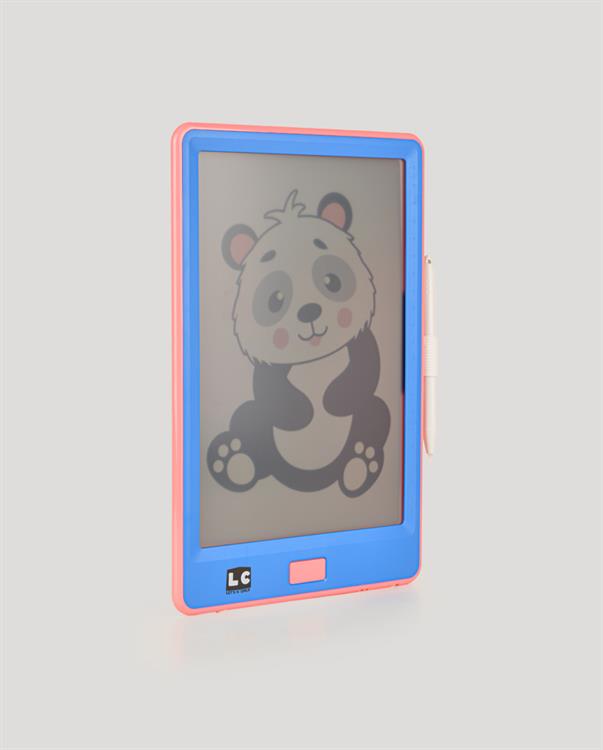 10 inch Şeffaf LCD Dijital 4 Adet Çizim Kartlı Tablet-Mavi