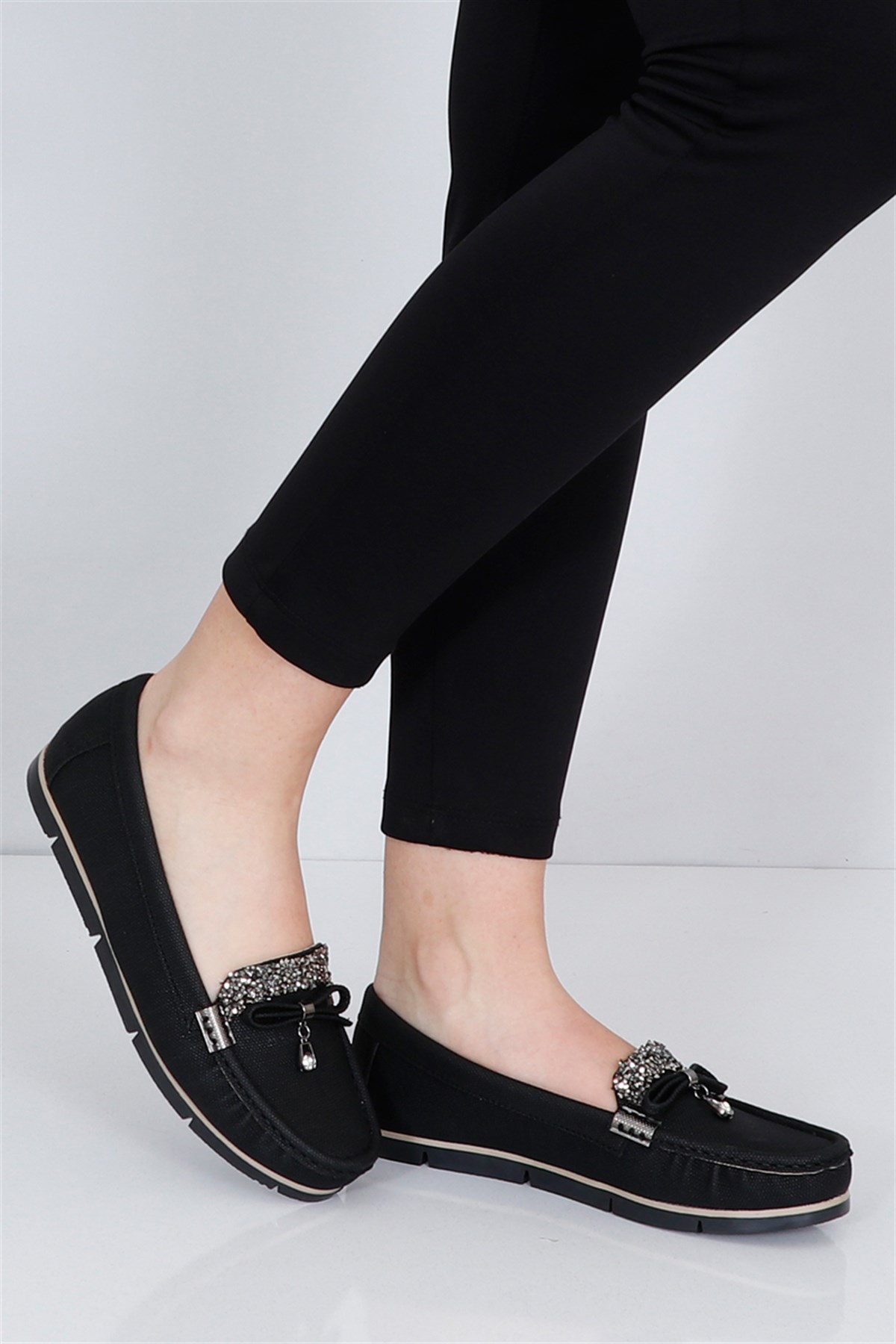 Siyah kot Kadın Babet Ayakkabı 300 Fiyatı ve Modelleri