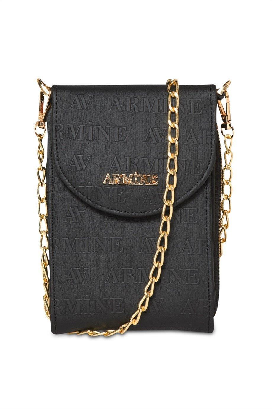 320 ARMİNE BAYAN ÇANTA LAZER - Siyah