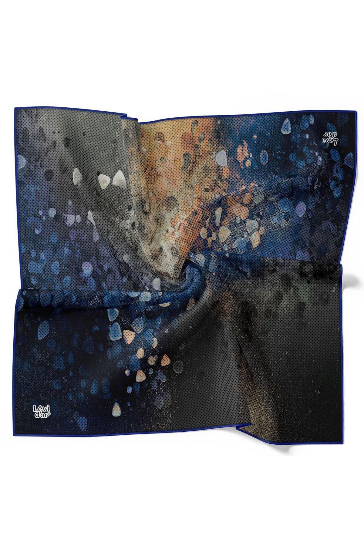 3947 LEVİDOR TWİLL İPEK EŞARP - 5