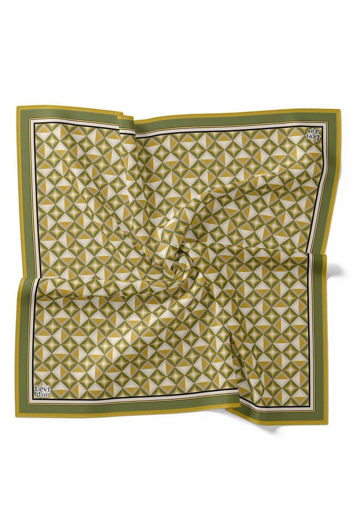 4055 LEVİDOR TWİLL İPEK EŞARP - 51