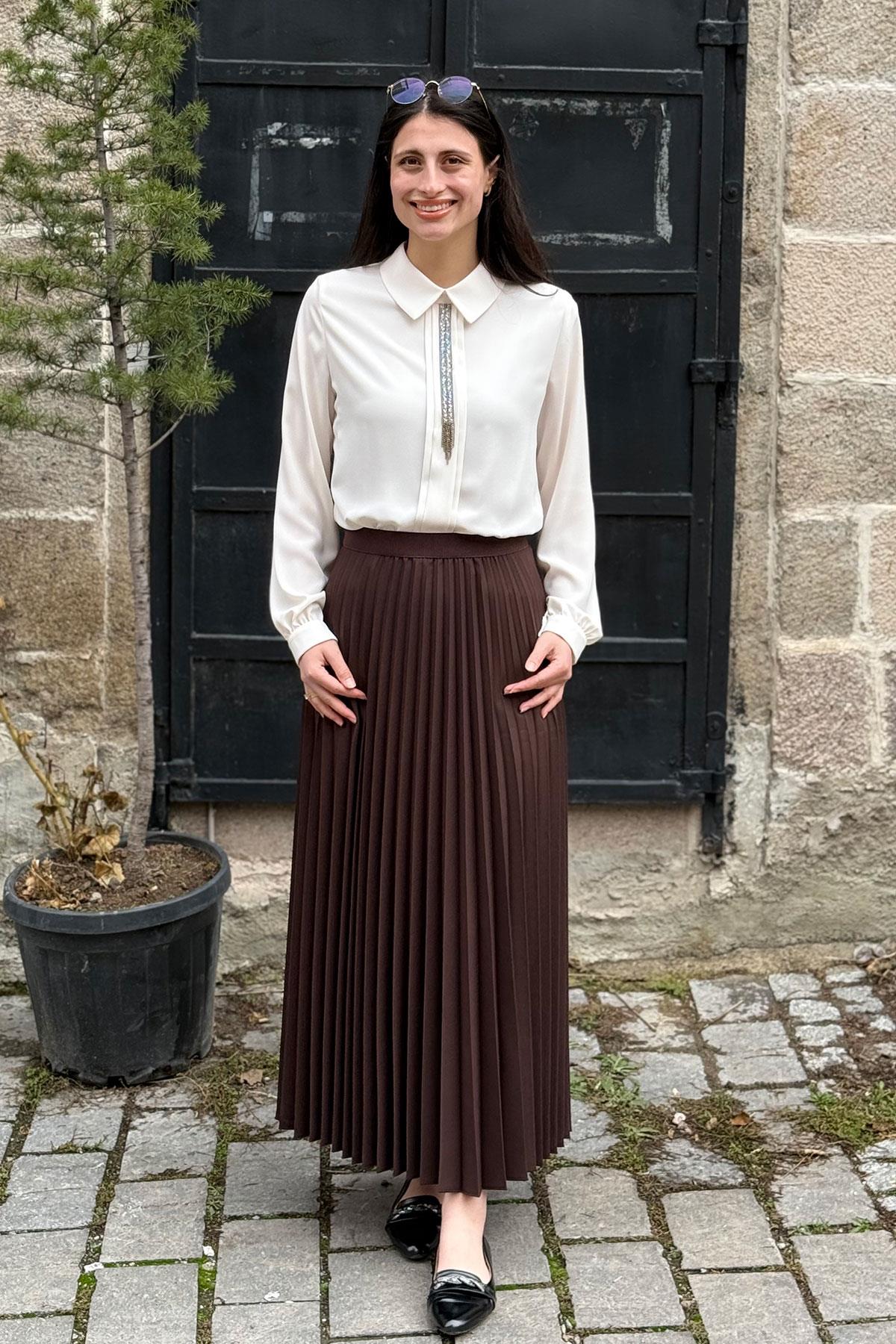 8940 Famelin Etek - Kahve