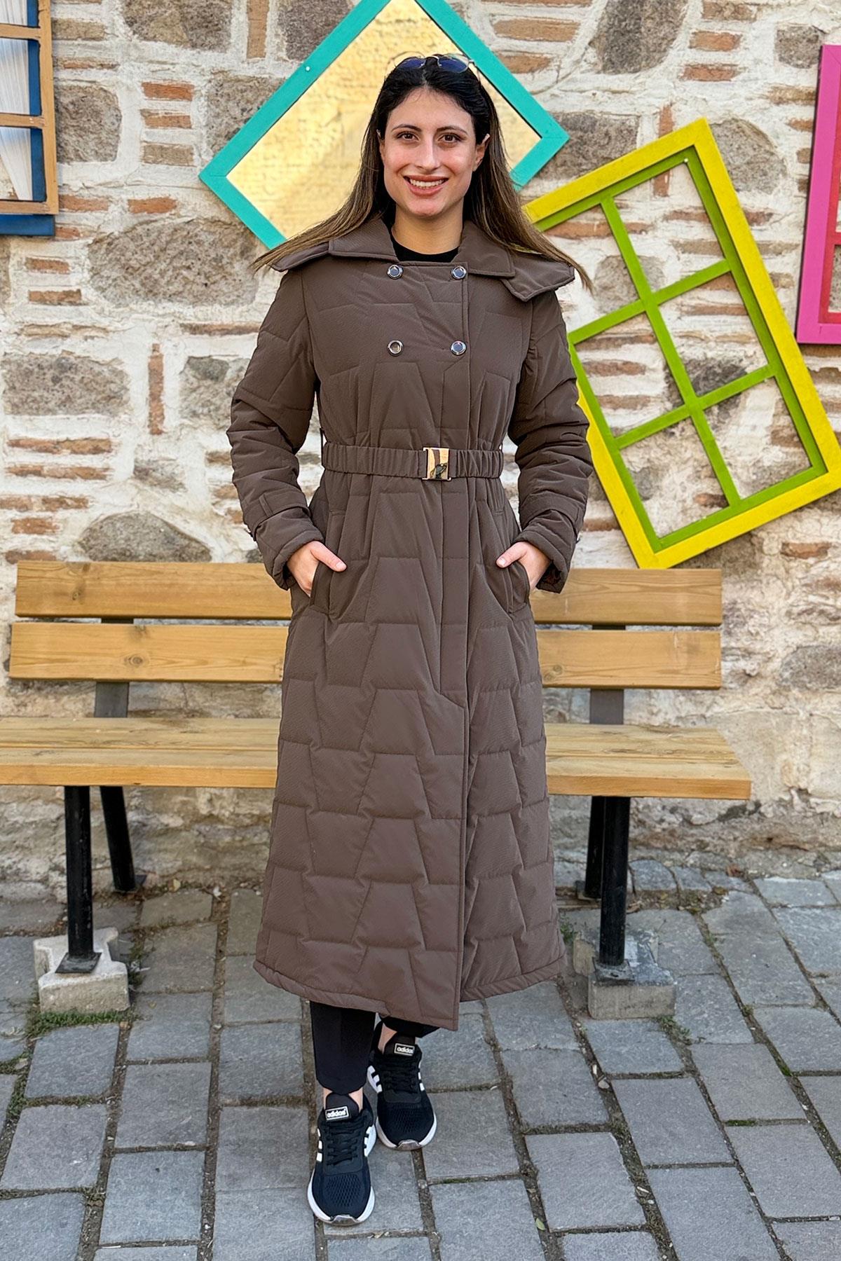 Beli Kemerli Cosmo Vazo Kaban - KAHVE