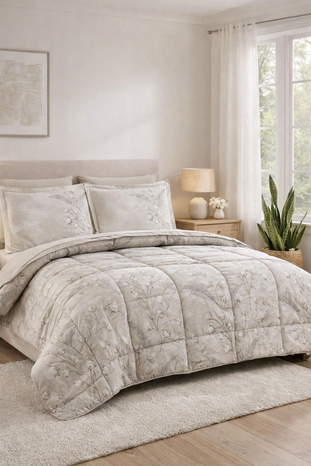 Özdilek Algodon Uyku Seti Çift Kişilik - BEJ