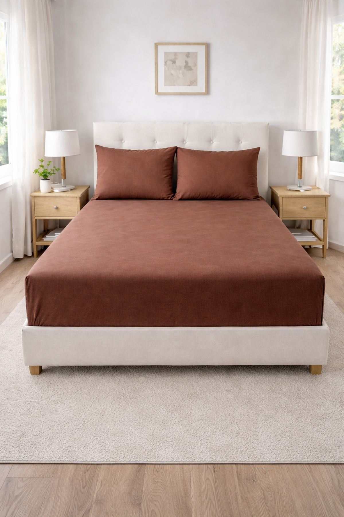 Özdilek Çift Kişilik Colourist Çarşaf - MÜRDÜM