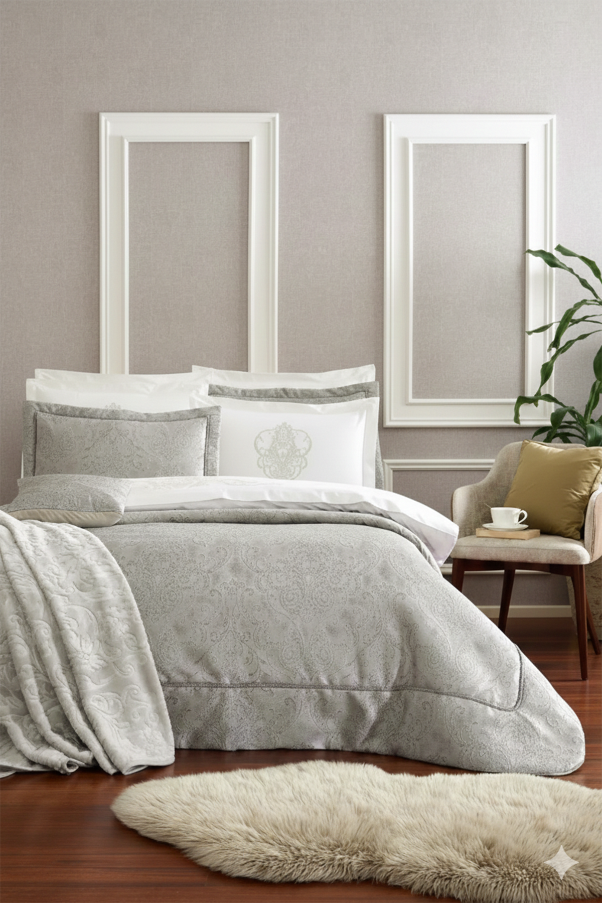 Özdilek Julia Çeyiz Seti 11 Parça - GRİ