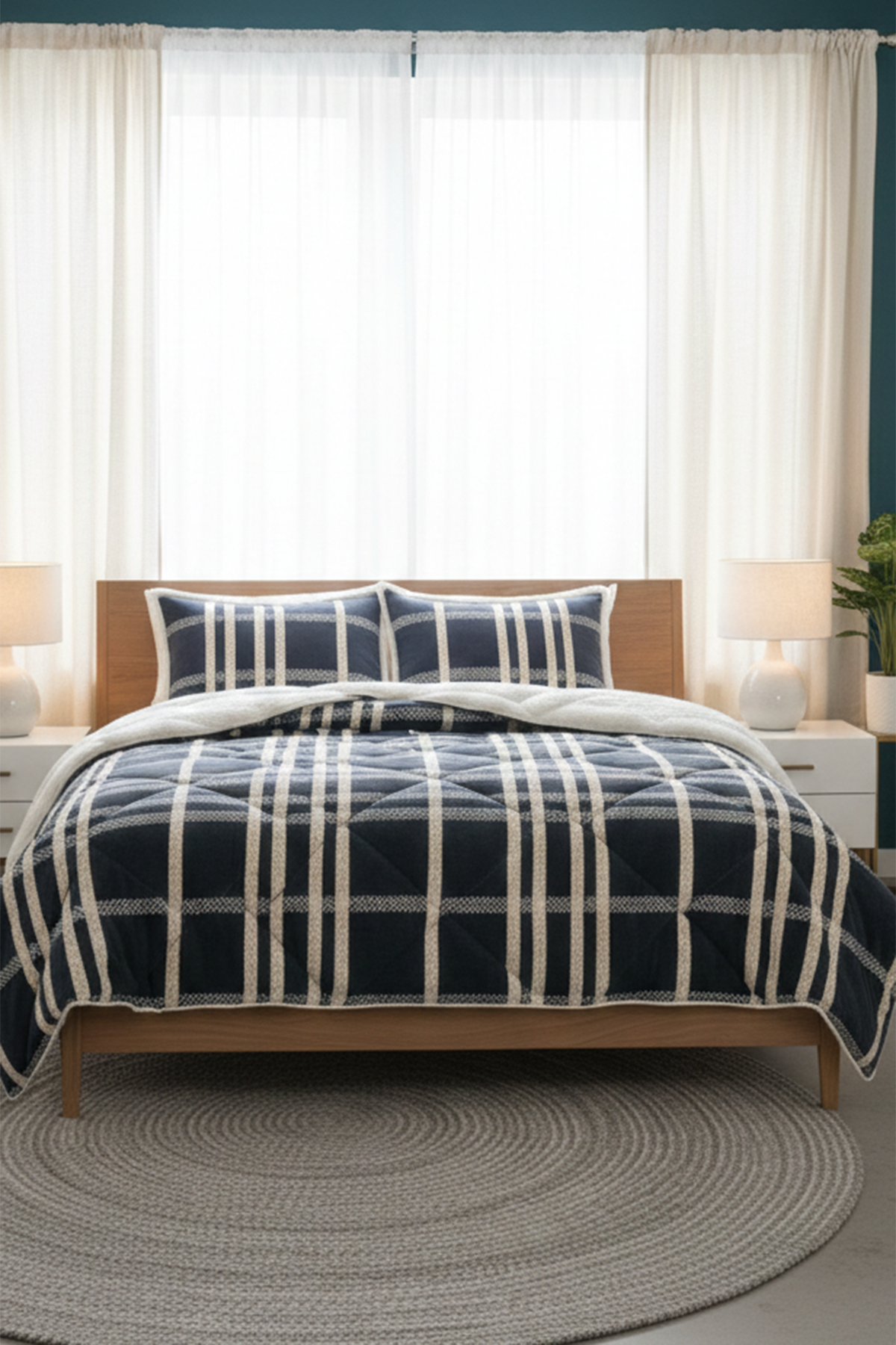 Özdilek Modernes Cottony Battaniyeli Yorgan Seti Çift Kişilik