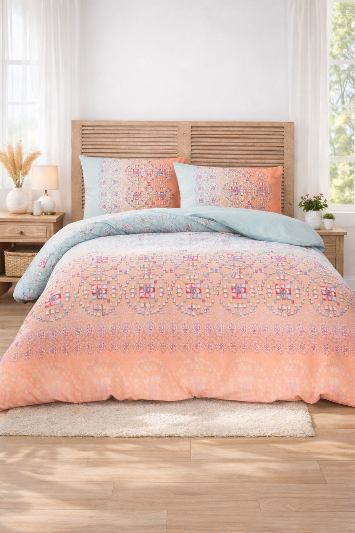 Özdilek Pıedras Nevresim Takımı Çift Kişilik - YEŞİL