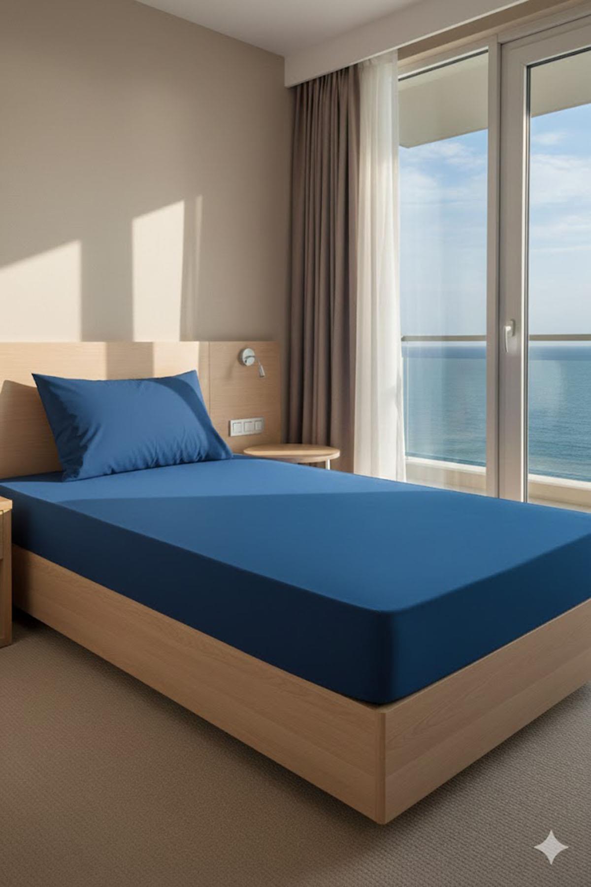 Özdilek Tek Kişilik Colourist Çarşaf - İndigo