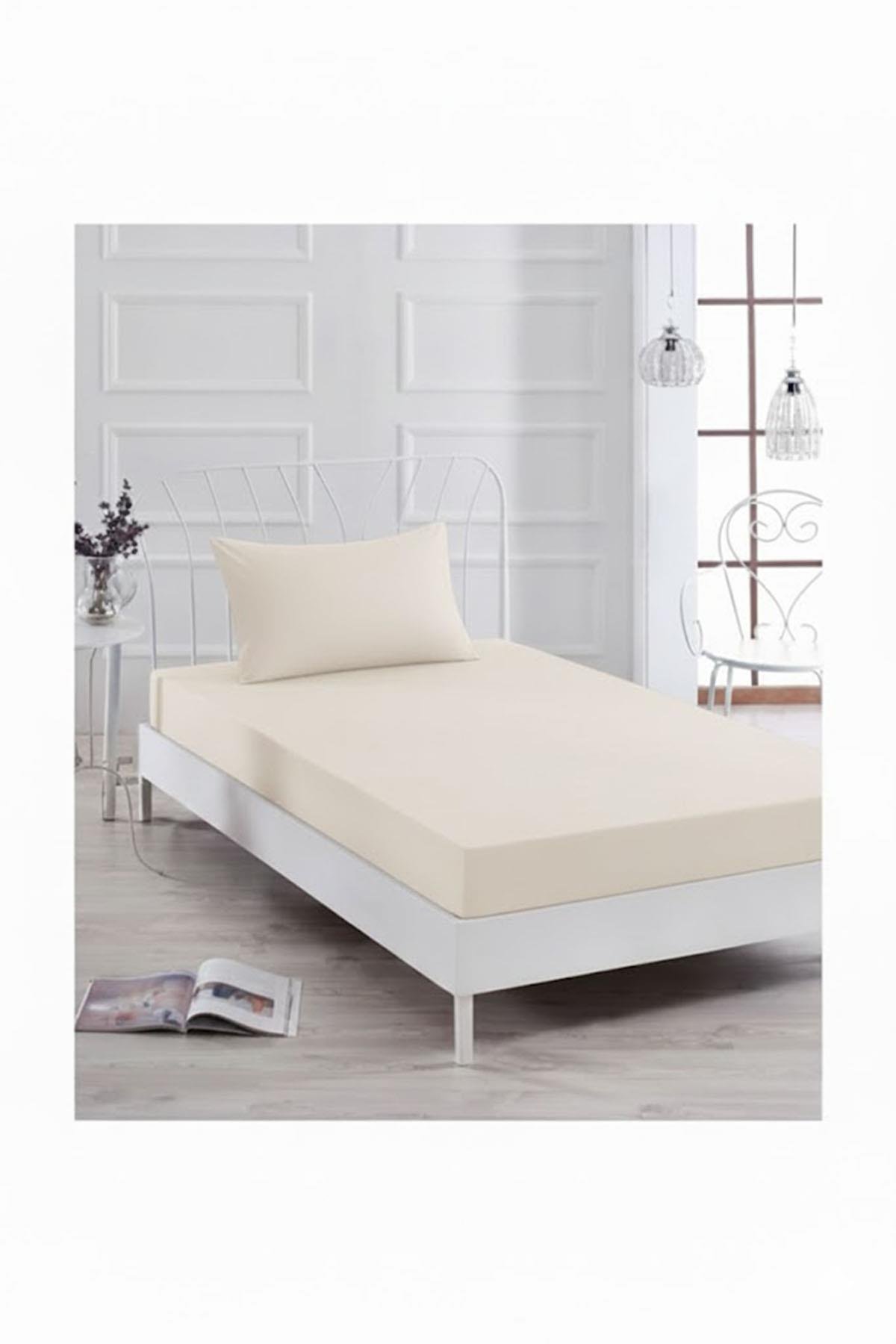 Özdilek Tek Kişilik Trendy Çarşaf - Krem