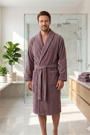 Özdilek Kadın/Erkek Unisex Bornoz - ANTRASİT