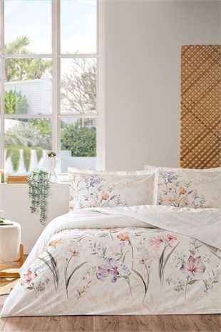 Özdilek White Lİly Çift Kişilik Nevresim Takımı - LİLA