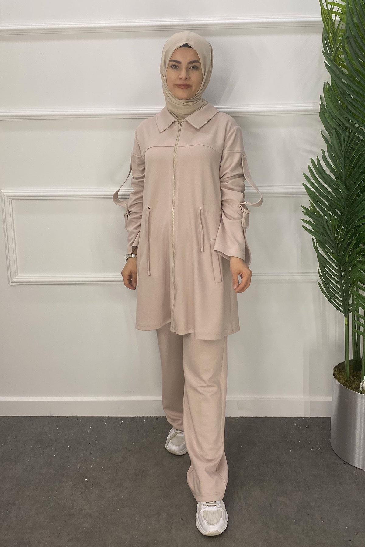 1316 Bayan Takım - Bej