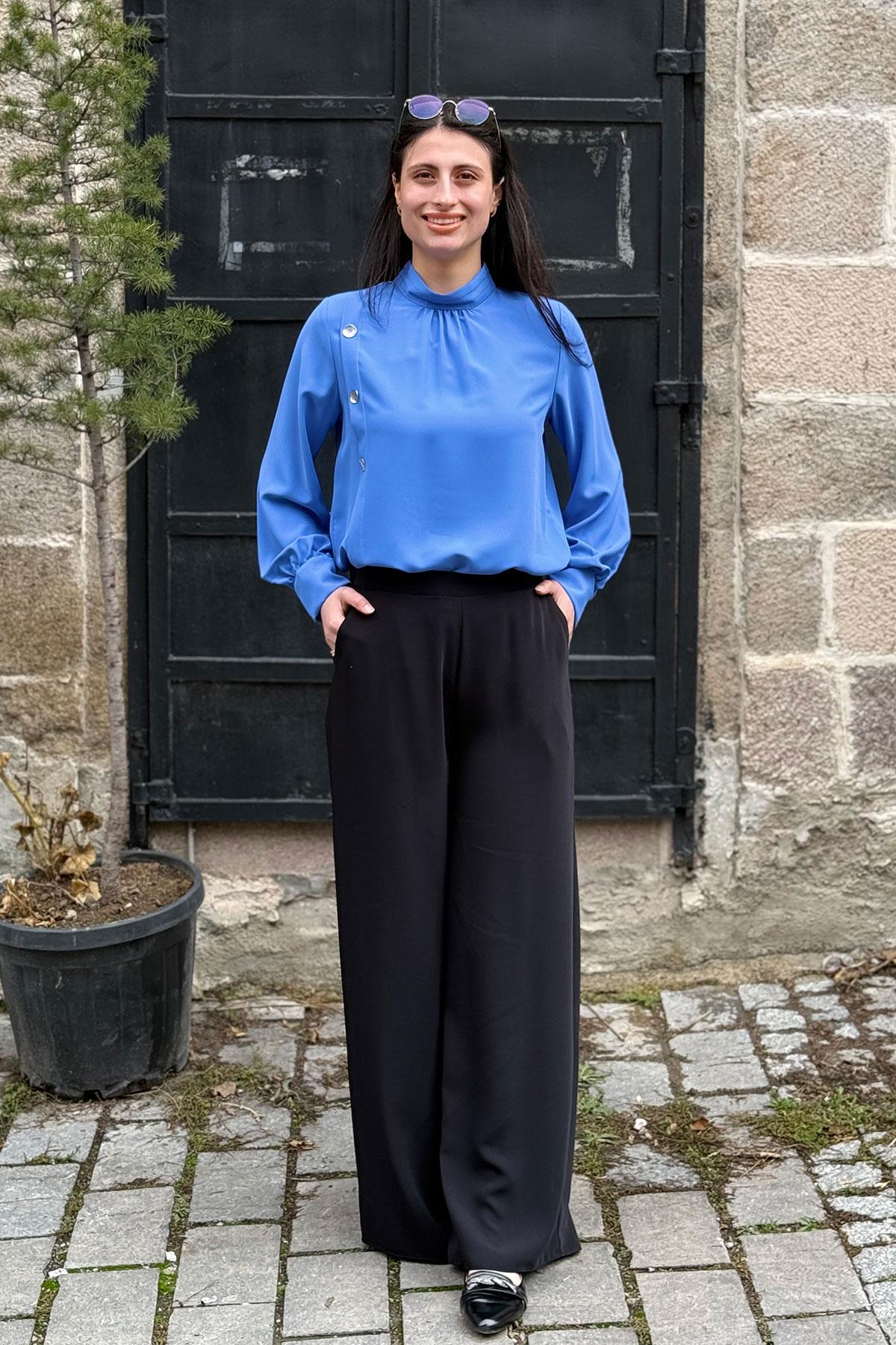 1603 Famelin Pantolon - Siyah