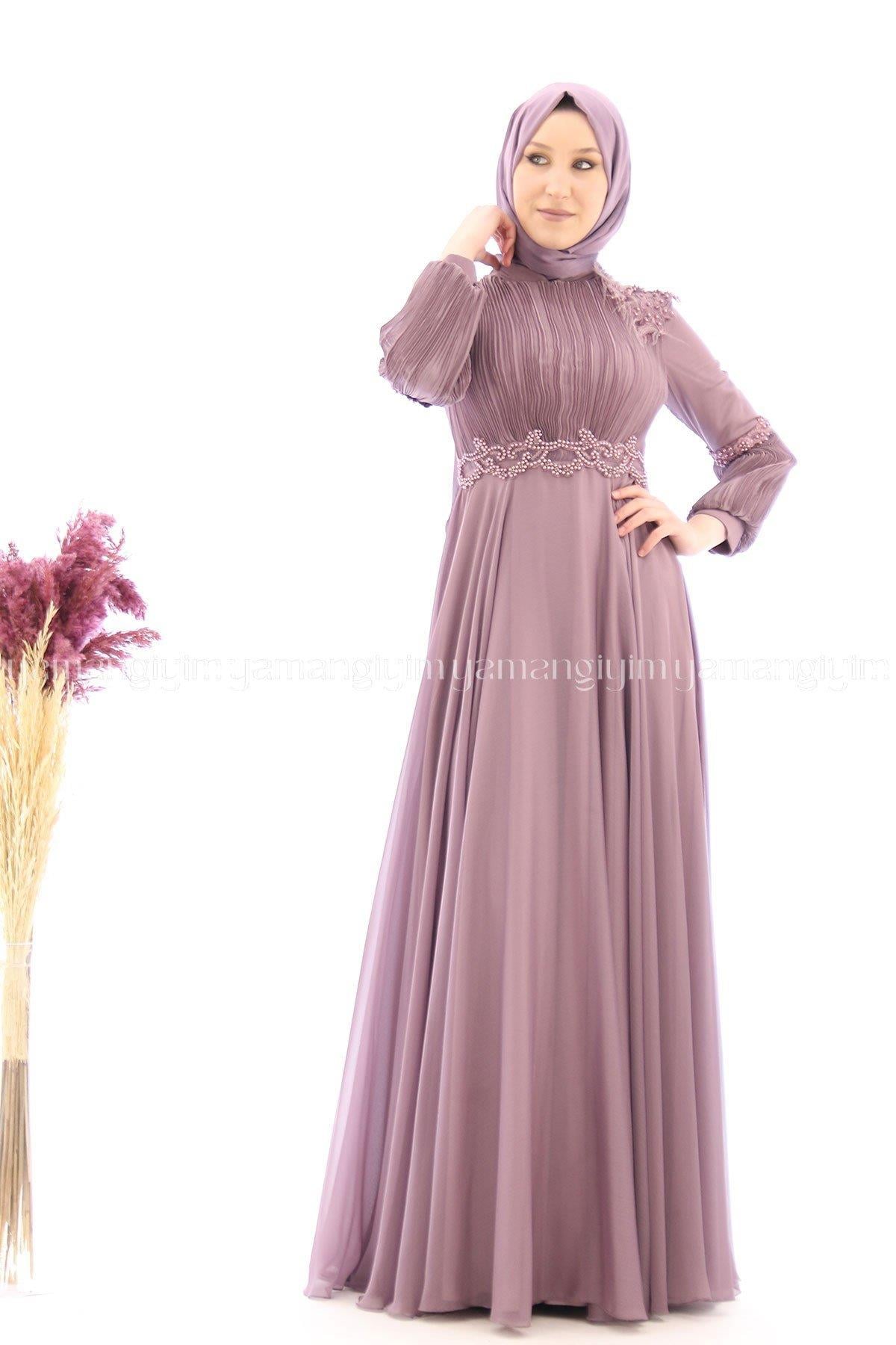 2170 NEW ELEGANS ELBİSE - Gül