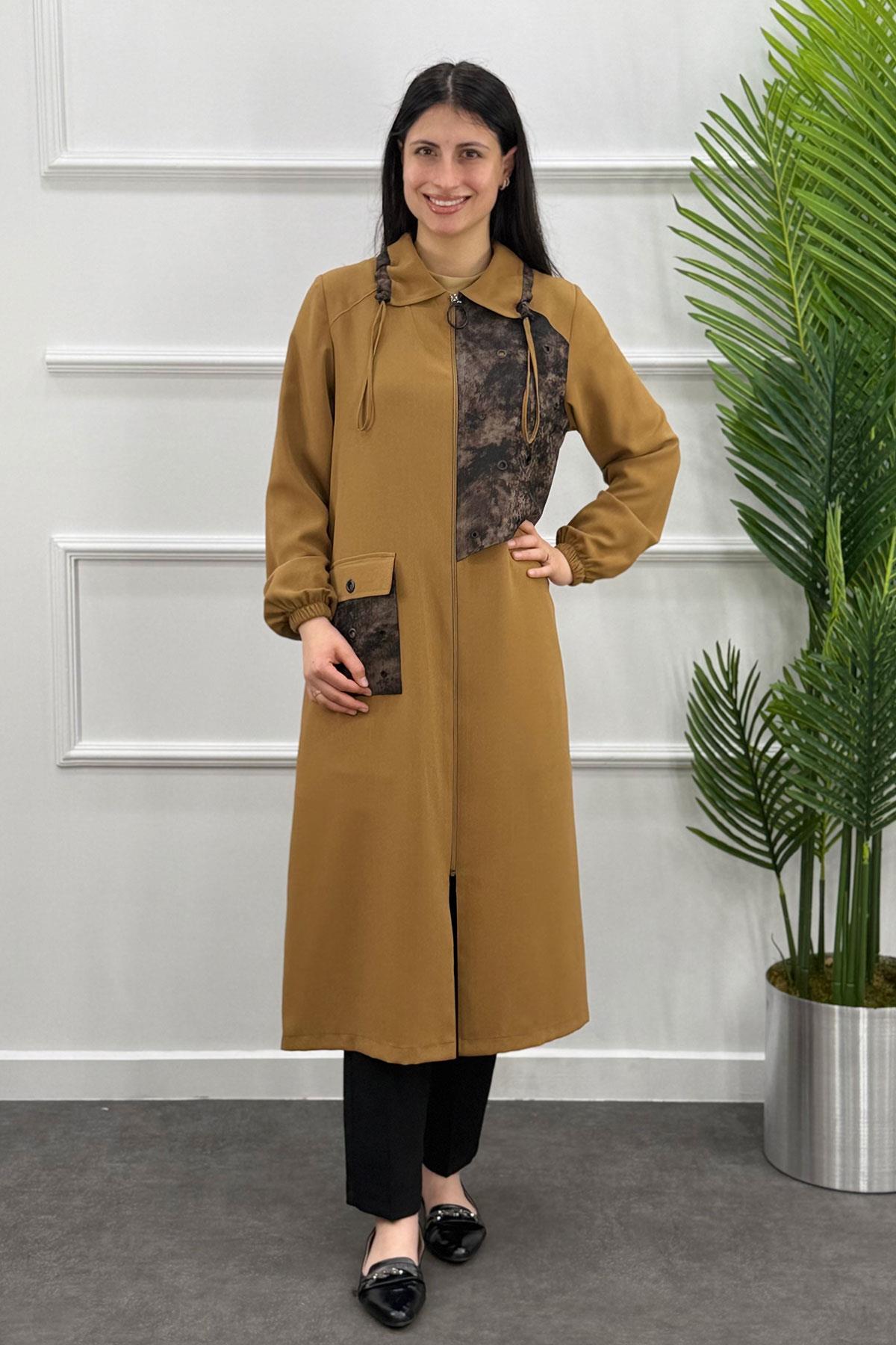 2510 MODA NERVÜR GİY ÇIK KAP - Camel