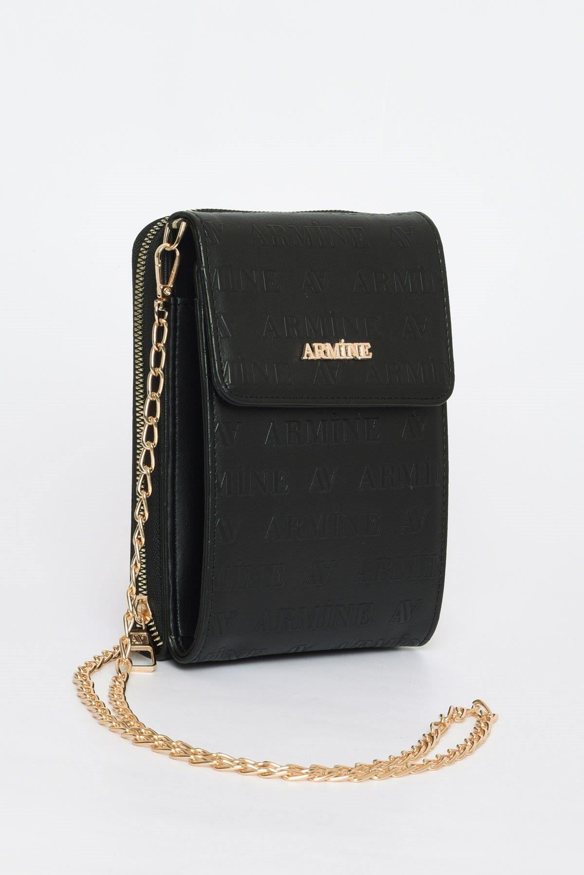 266 ARMİNE BAYAN ÇANTA LAZER - Siyah