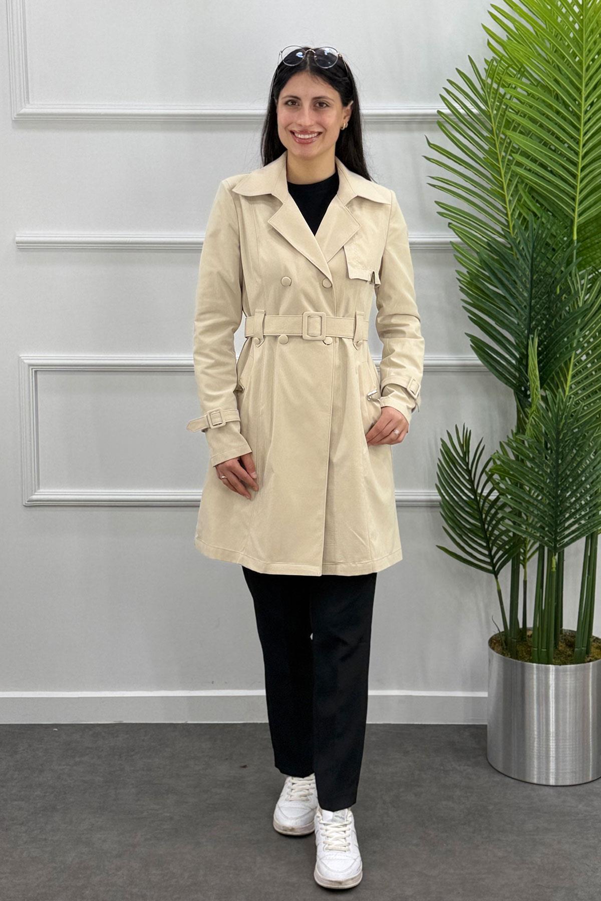 3375 ALYAKA TRENÇ KAP - Kemik