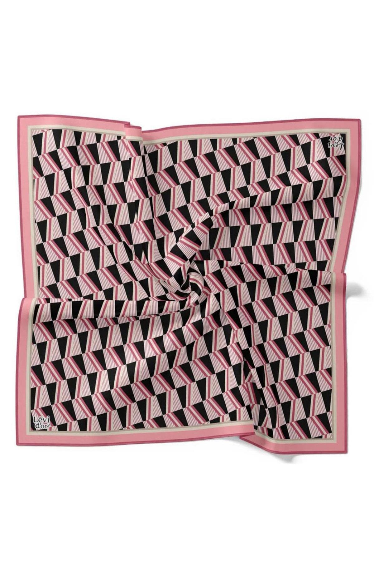 4068 LEVİDOR TWİLL İPEK EŞARP - 15