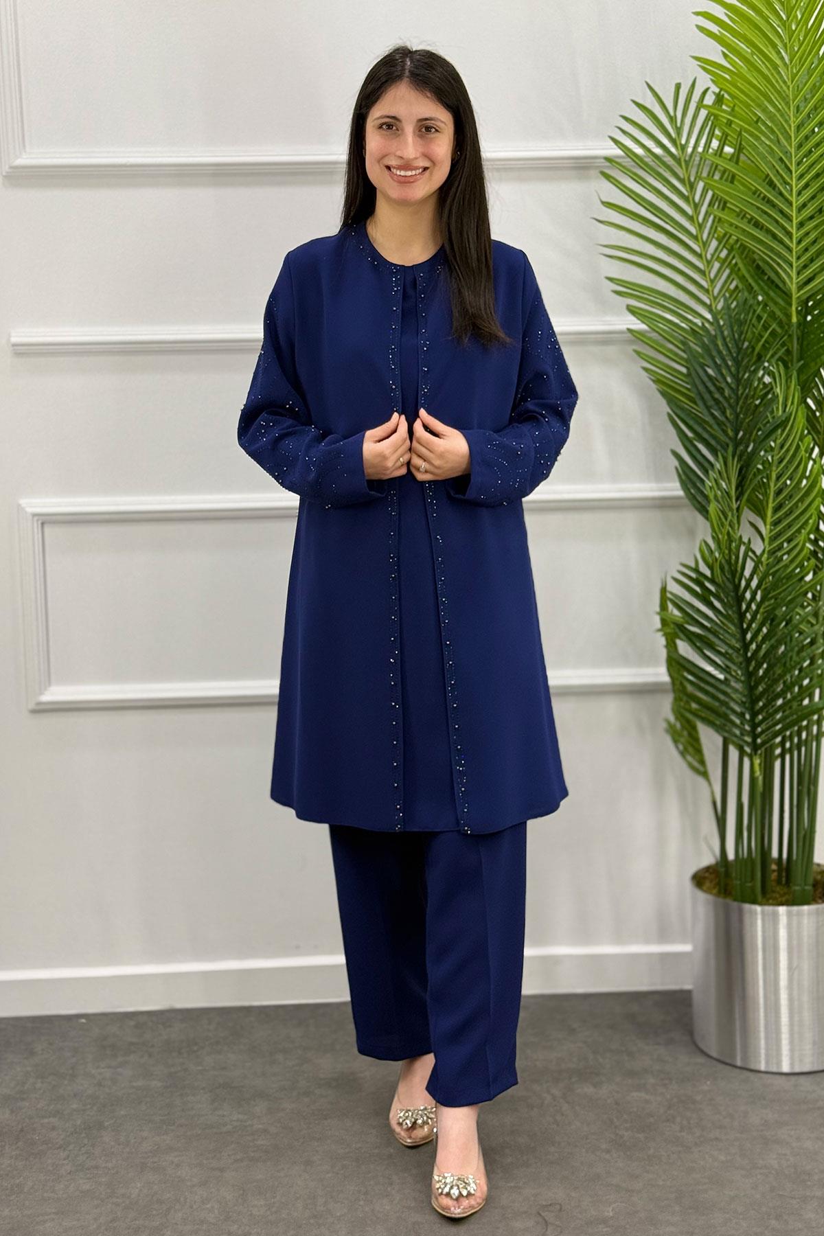 4162 Alyaka 2'li Anne Takım - İndigo