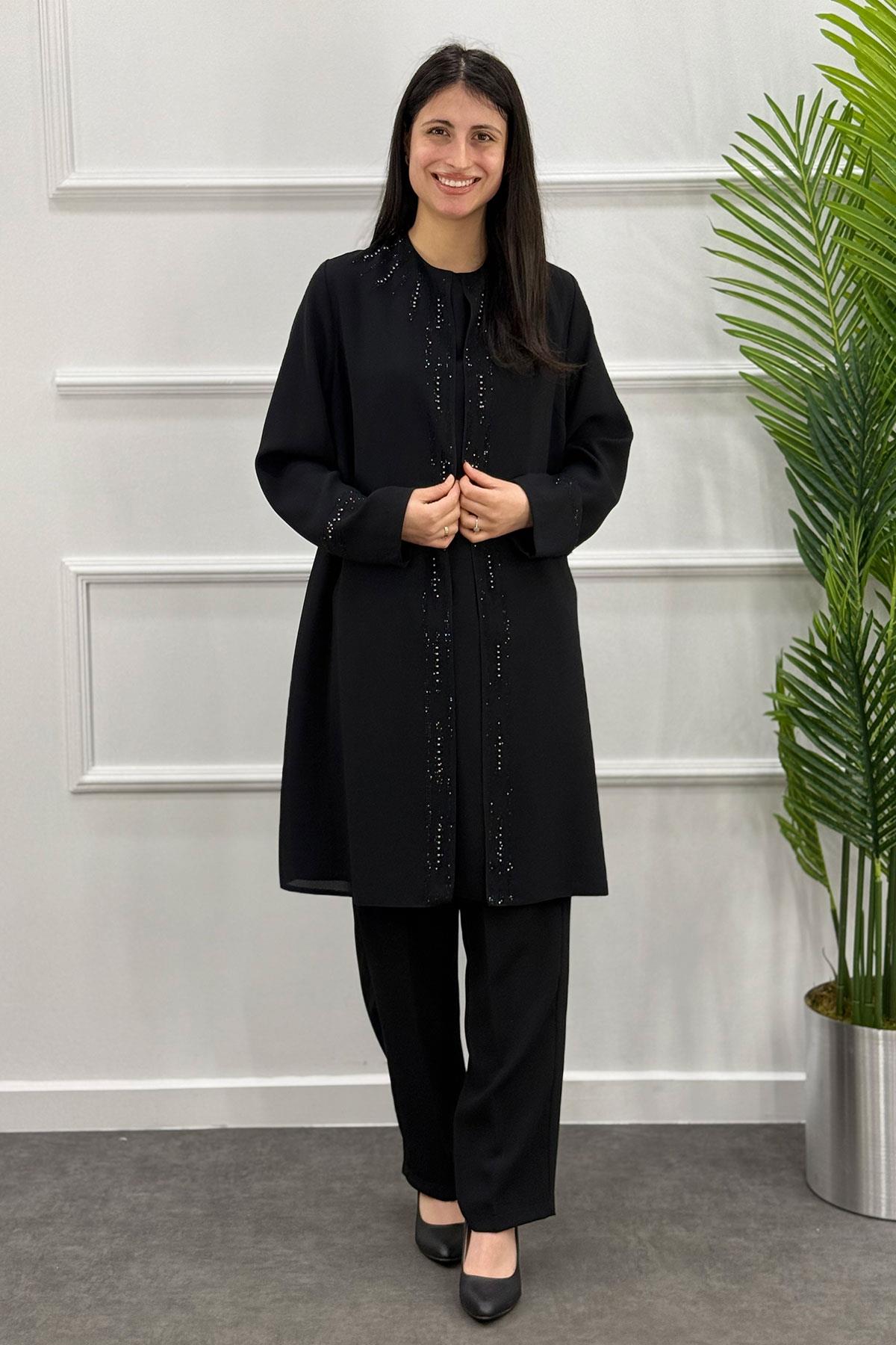 4163 Alyaka Anne Takım - Siyah