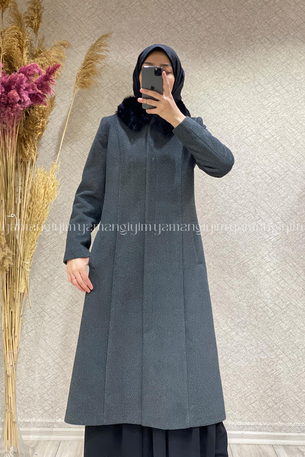 7336 PANOVA DİAGONEL KABAN - SİYAH