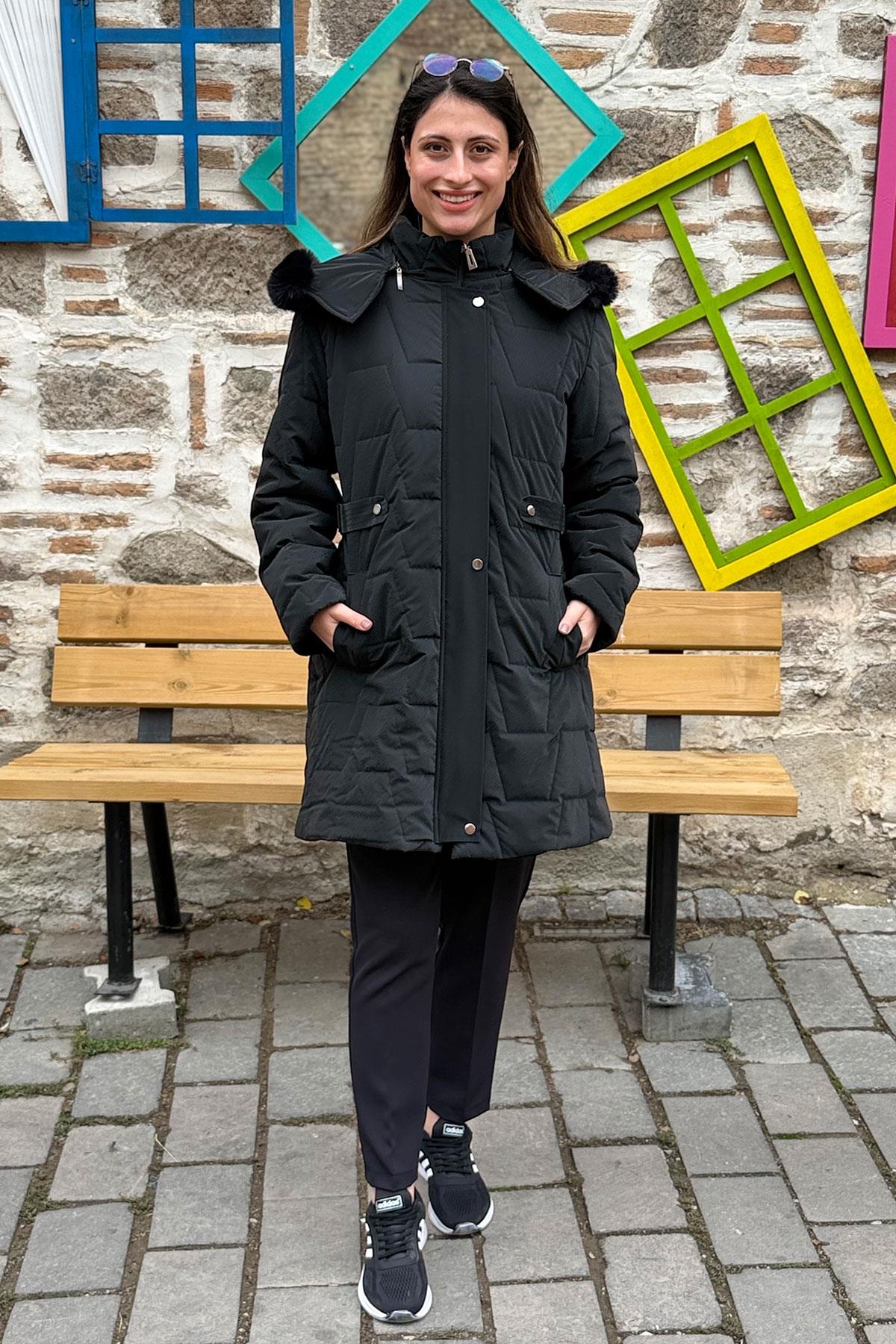 Beli Aksesuarlı Cosmo Vazo Kaban - SİYAH