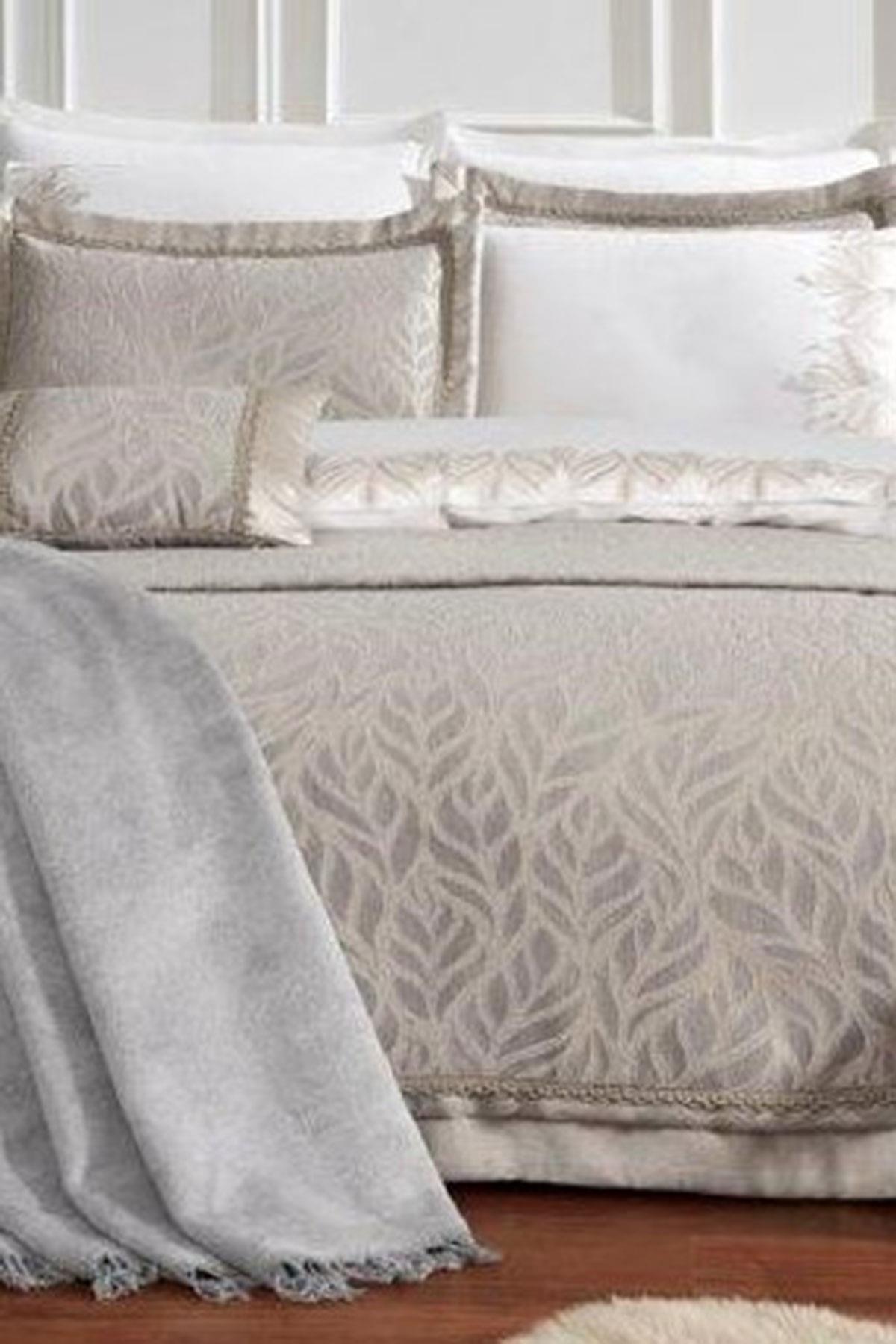 ÇEYİZ SETİ LEAF - Gri