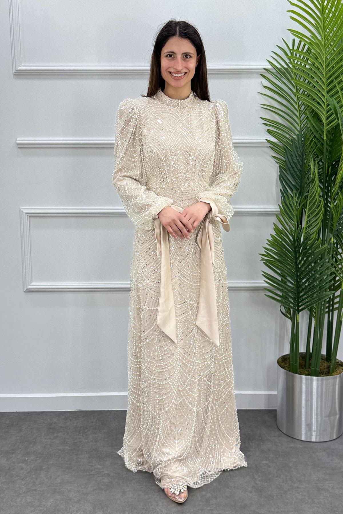 Kalanşo Tesettür Abiye - VİZON