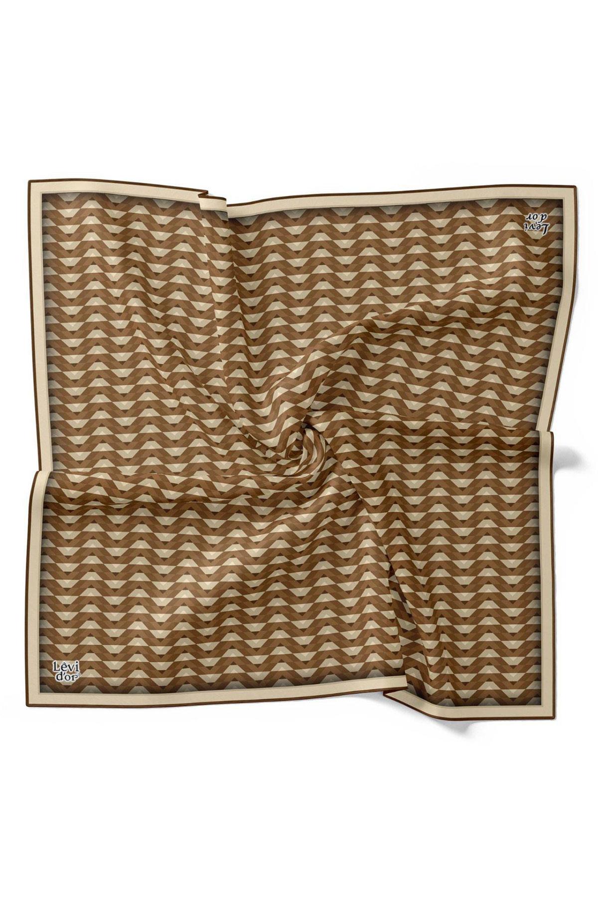 Levidor Twill Saf İpek Eşarp - 4056
