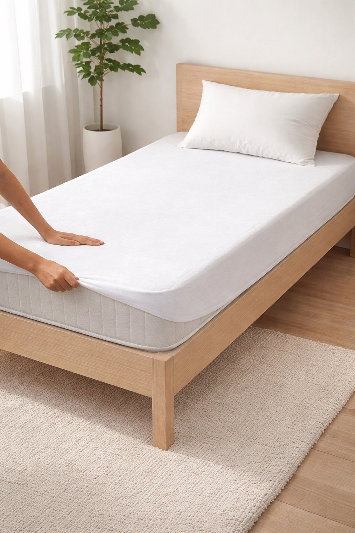 Özdilek Alez Sıvı Geçirmez Yatak Koruyucu Fitted 90*190