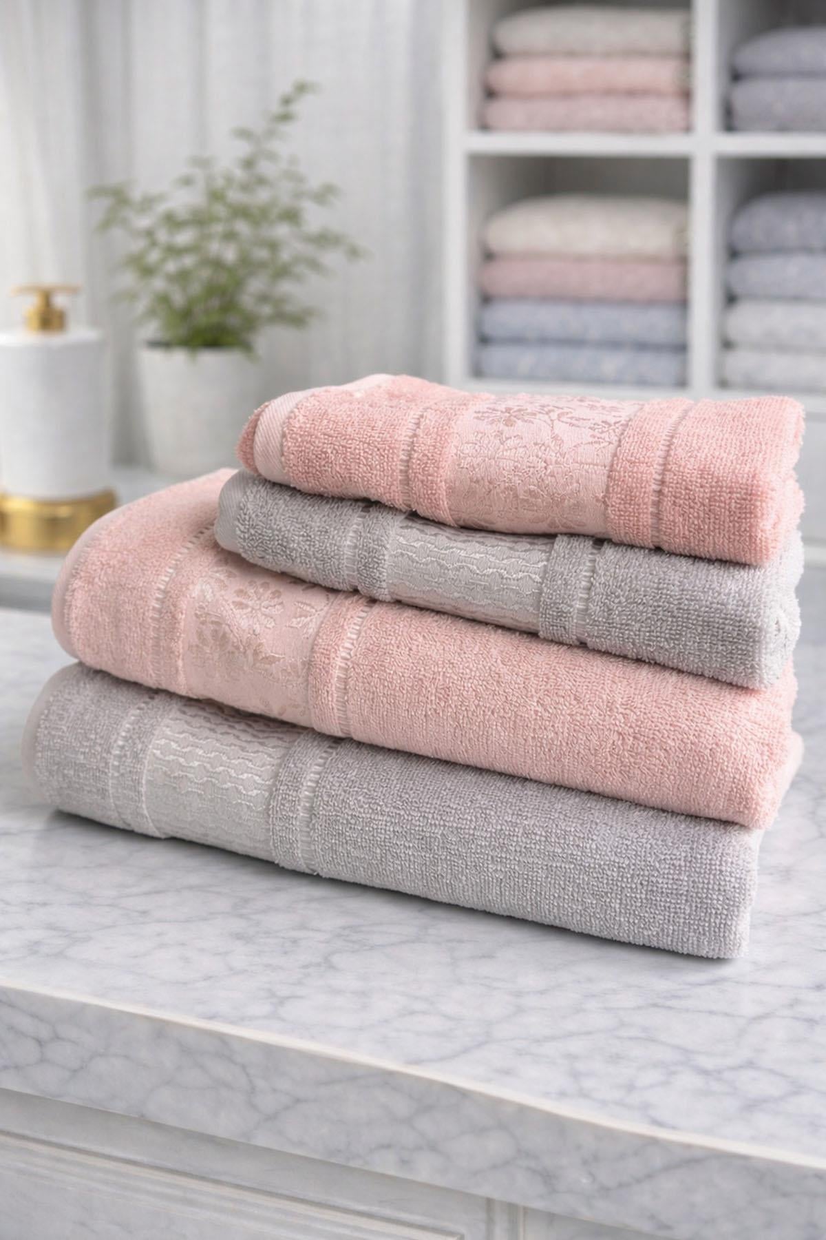 BLOSSOM PEMBE-GRİ BEST SET - STD