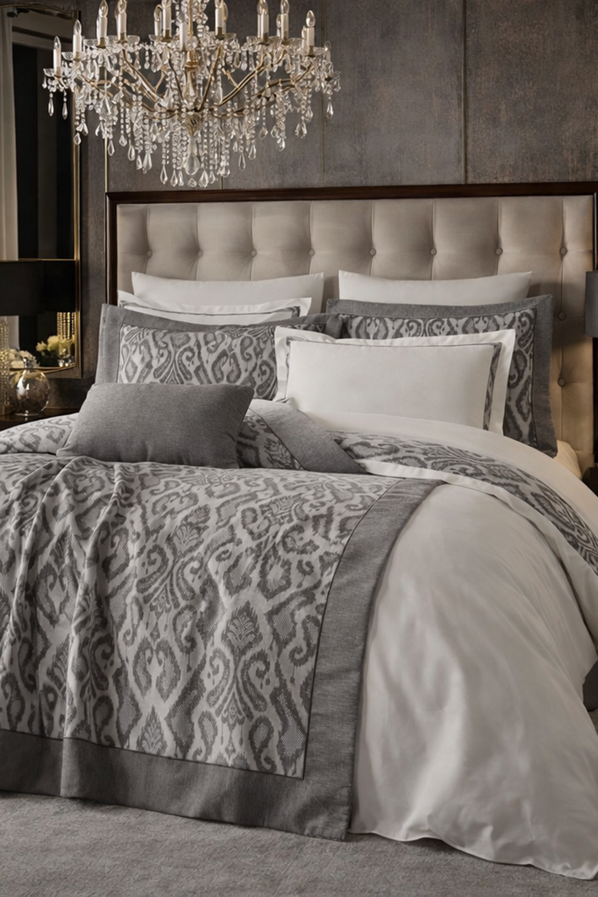 Özdilek Celeste Çeyiz Seti 10 Parça - GRİ