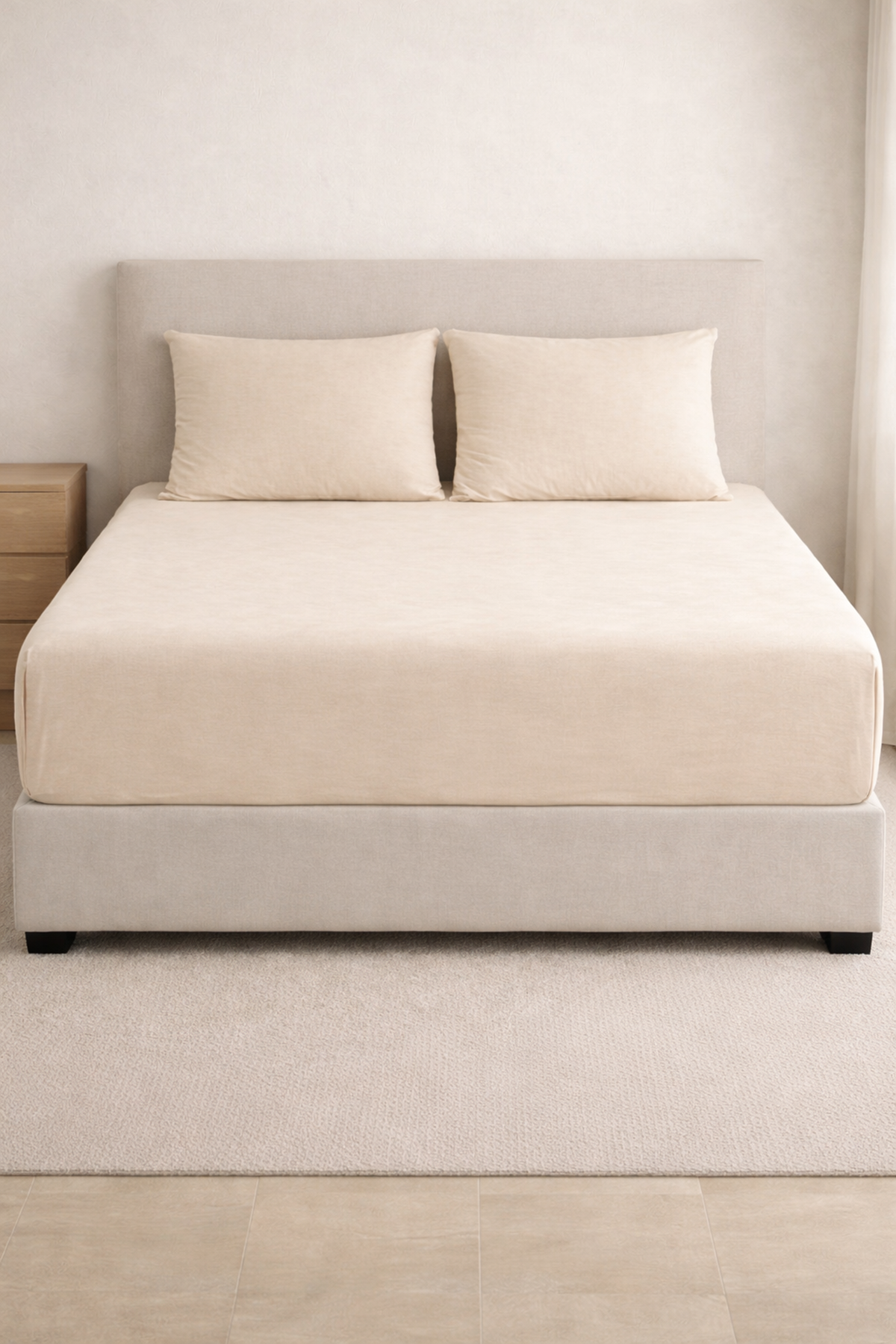 Özdilek Çift Kişilik Colourist Çarşaf - VANİLYA