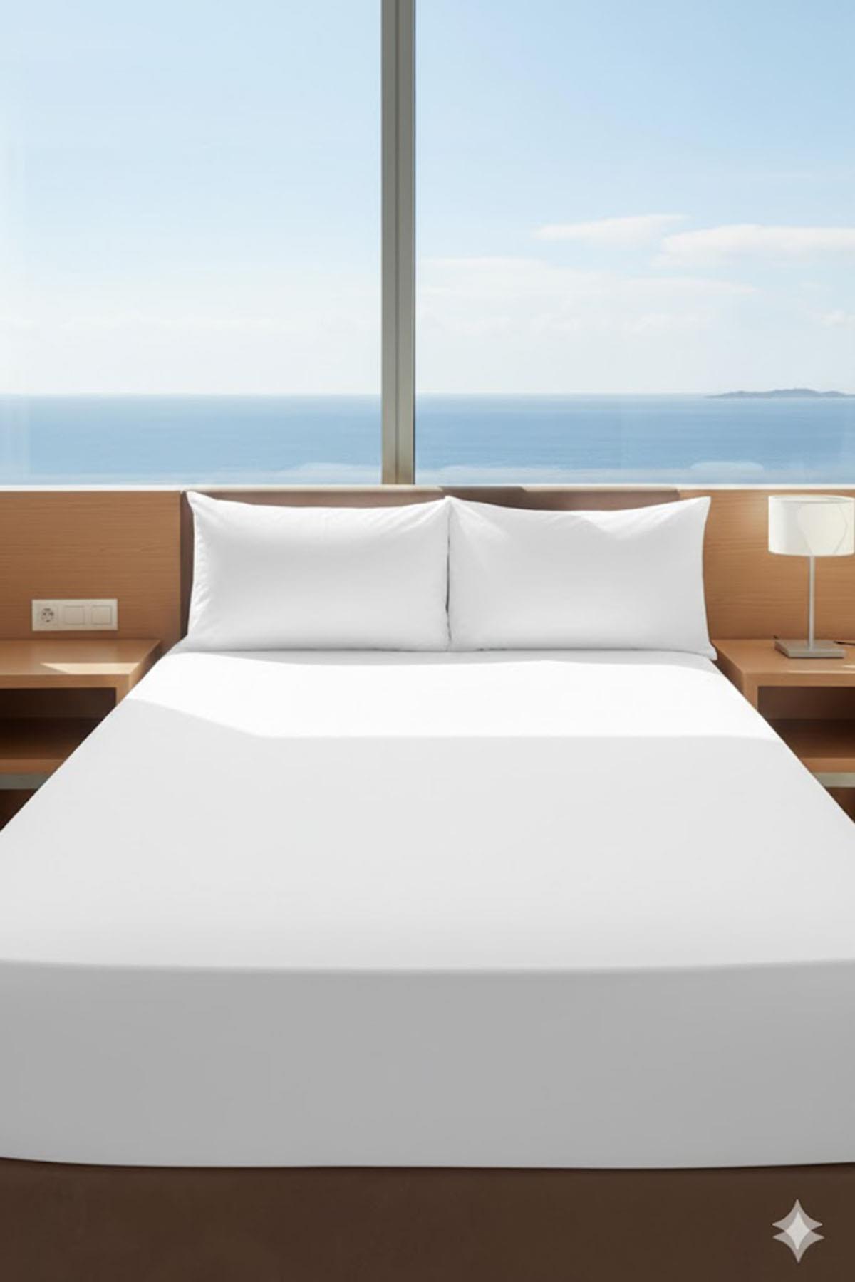 Özdilek Çift Kişilik Colourist Çarşaf - Beyaz