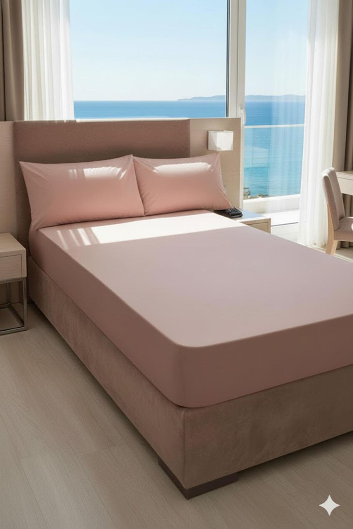 Özdilek Çift Kişilik Colourist Çarşaf - Toprak