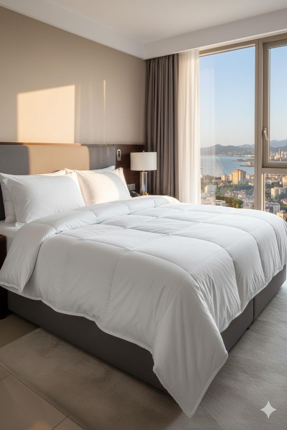 Özdilek Çift Kişilik Ranforce Yorgan - Beyaz