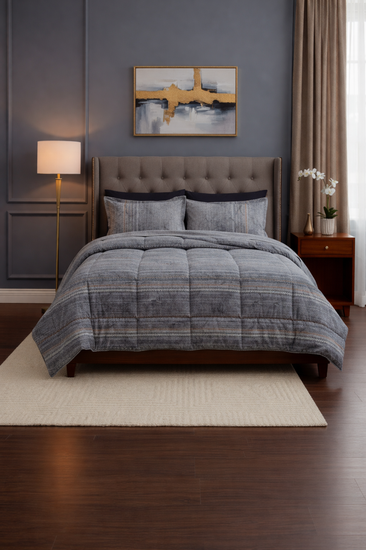 Özdilek Colorado Uyku Seti Çift Kişilik - MAVİ