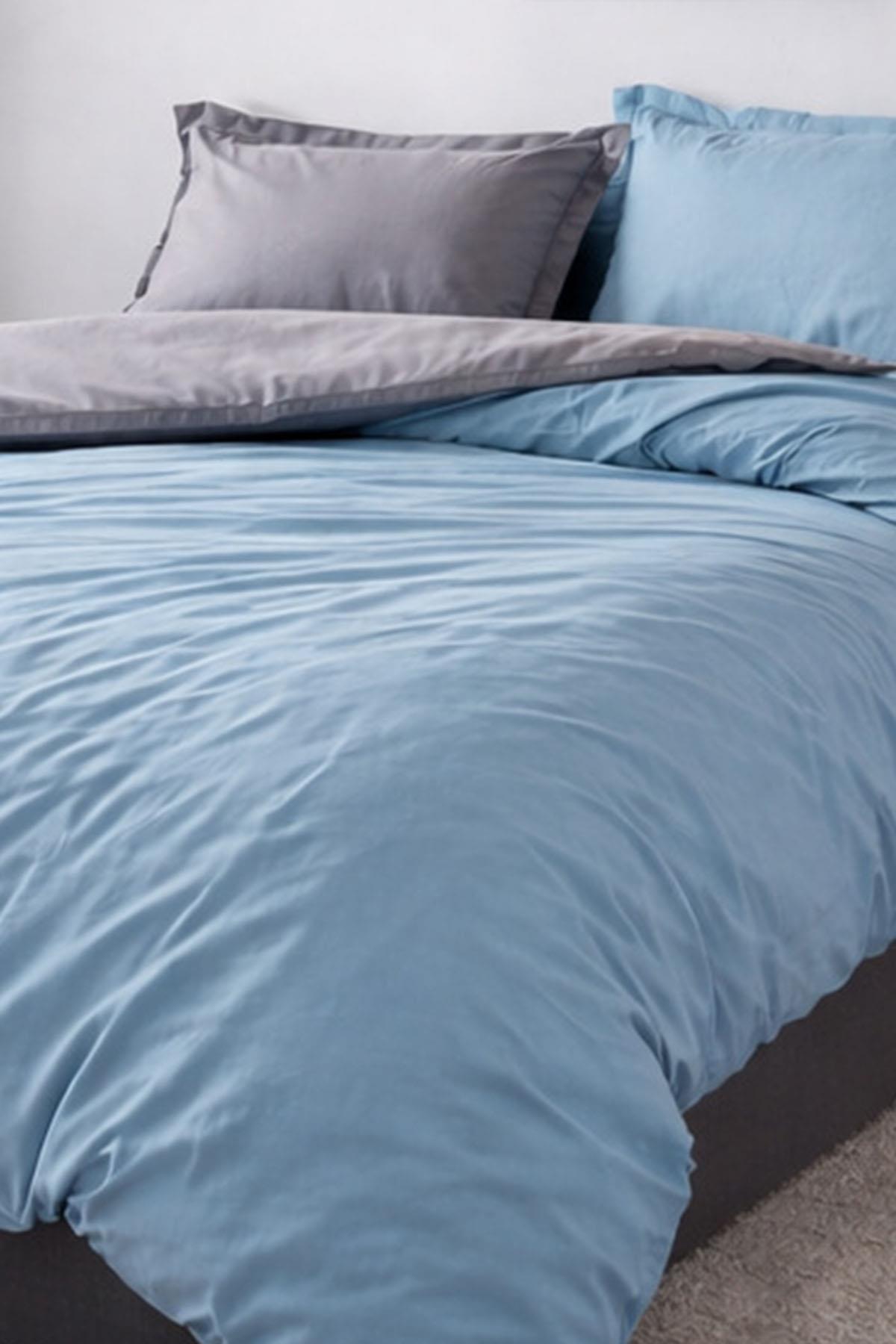 Özdilek Colormix Nevresim Takımı Çift Kişilik - PETROL-ANTRASİT