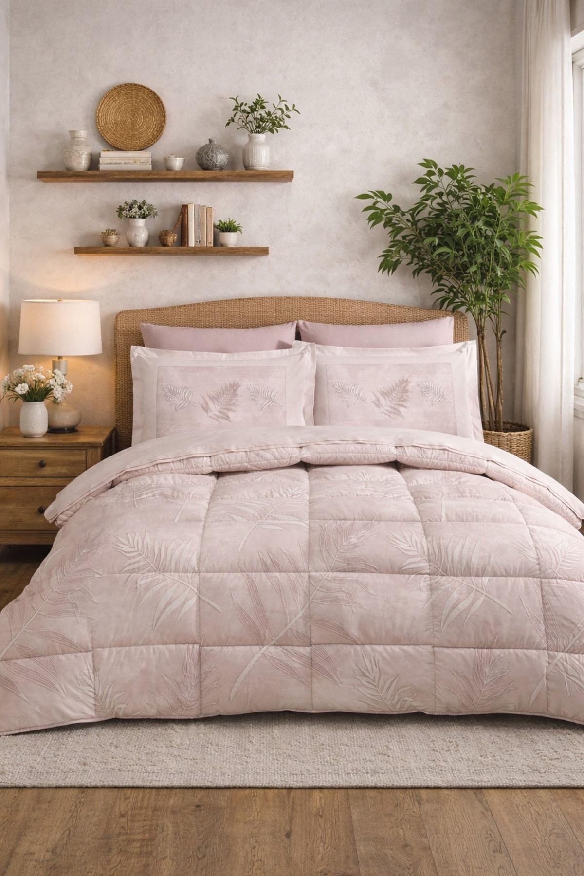 Özdilek Frunze Uyku Seti Çift Kişilik - KAHVE