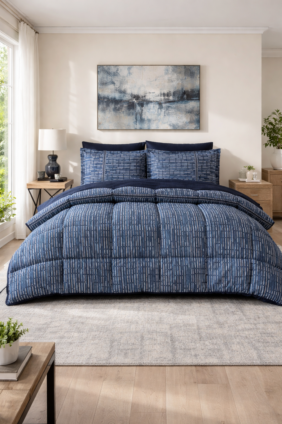 Özdilek Modra Uyku Seti Çift Kişilik - MAVİ